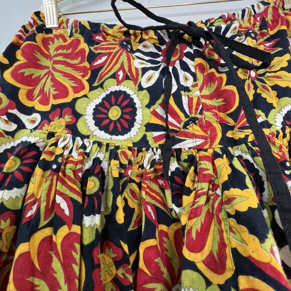 Harem Pants Floral Cotton Fabric Hippie Baggy Boho Pleated OS - Picture 4 of 10